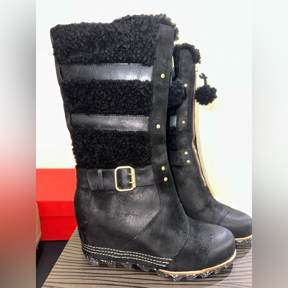 Sorel holiday Helen wedge boots
